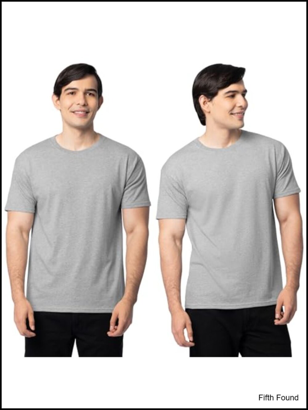 Men's 2-Pack Cotton Short Sleeve Tees, EverSoft Crew Neck